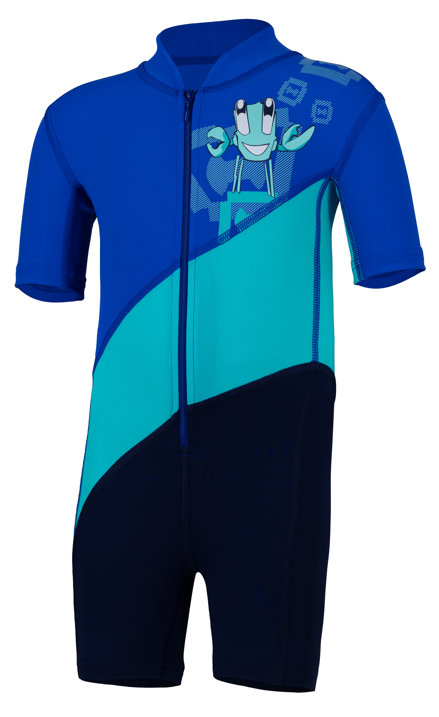 Kinder-Shorty ’juggling ike cobalt / bermuda / blue iris‘ mit UPF 80 von Hyphen