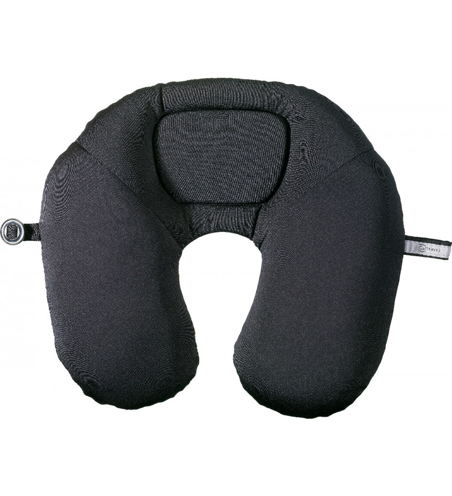 Design GO 460 Reisekissen / Nackenkissen 'Bean snoozer' für den Flug, Farbe schwarz