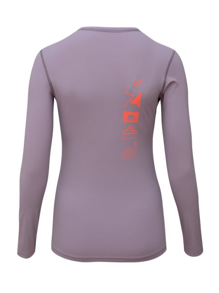 UV Sonnenschutz Langarmshirt ‘piti purple ash‘ UPF 80, UV Standard 801, Öko-Tex Standard 100, Marke hyphen