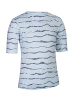 Kinder Kurzarm-Shirt ‘blue waves‘ mit UPF 80 von Hyphen