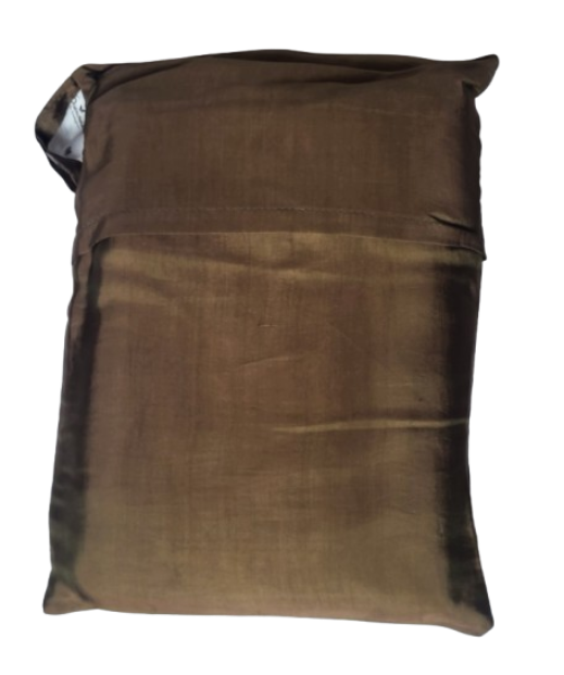 Seidenschlafsack in Braun 85x250 cm