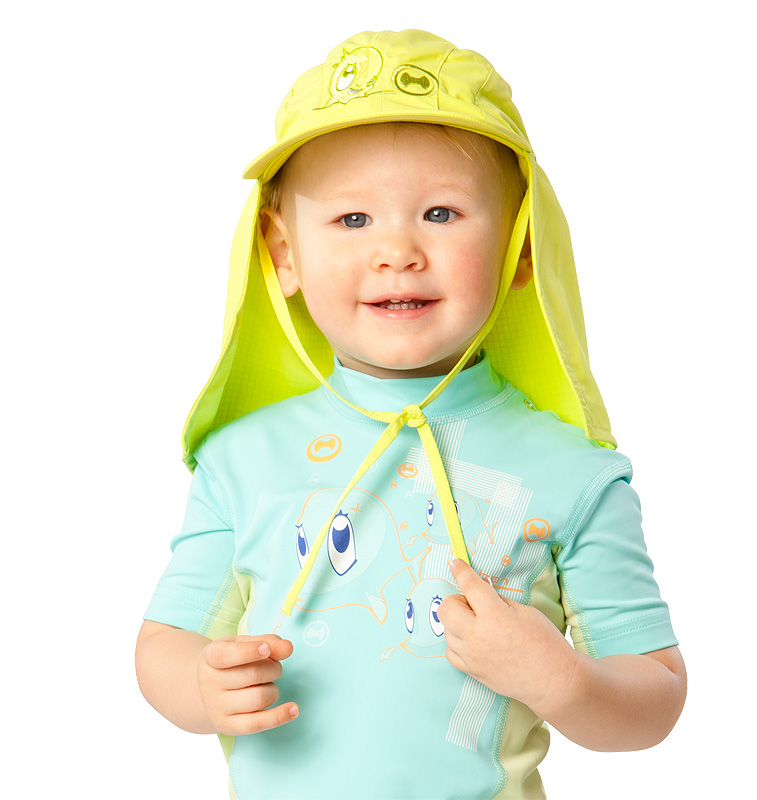 UV  Sonnenhut 'apple' für Kinder mit UPF 80 Grösse 42-44 von hyphen