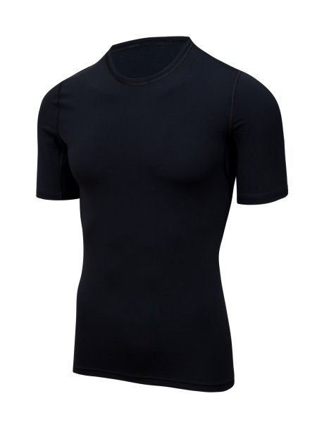 UV Sonnenschutz Herren Kurzarmshirt ‘avaro black‘  mit UPF 80 von hyphen