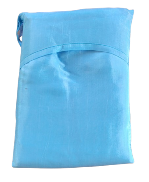 Seidenschlafsack in Hellblau 75x150 cm  