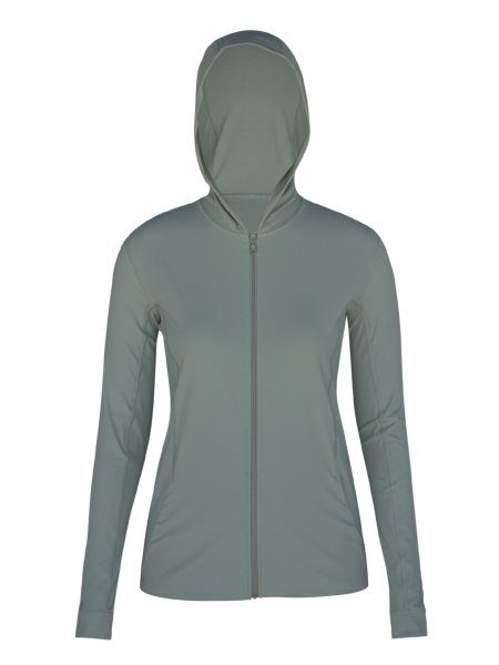 UV Sonnenschutz Herren  Kapuzenjacke ’tepee‘ für Damen, Farbe Olive, UPF 80, UV-Standard 801 Öko-Tex-Standard 100, Marke hyphen
