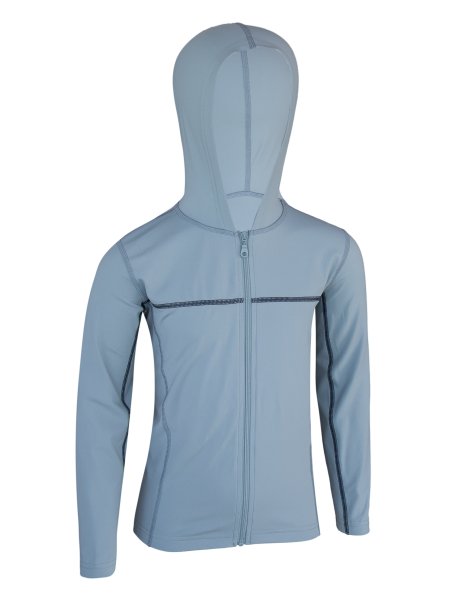 UV Sonnenschutz Kapuzenjacke mit RV ‘bell air‘ für Kinder. UPF 80, UV Standard 801, Marke hyphen,