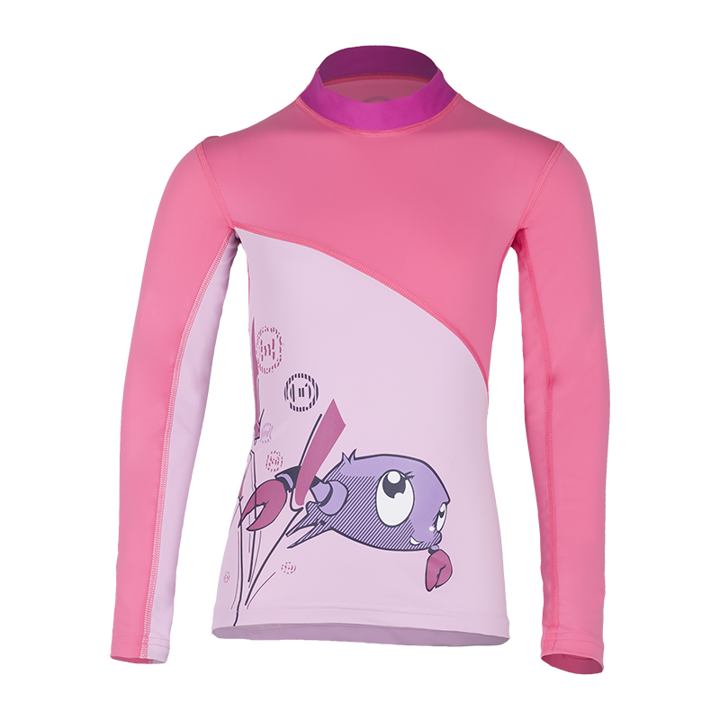 UV Kinder Langarmshirt 'ike‘coqé phlox | cameo rose' von hyphen