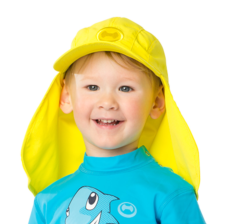UV Sonnenhut 'lemon' für Kinder mit UPF 80 Grösse 46-48 von hyphen