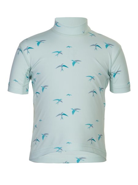 Kinder Kurzarmshirt ’birdy aquarius‘mit UPF 80 von Hyphen