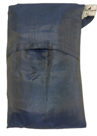 Seidenschlafsack in Dunkelblau 176x250 cm