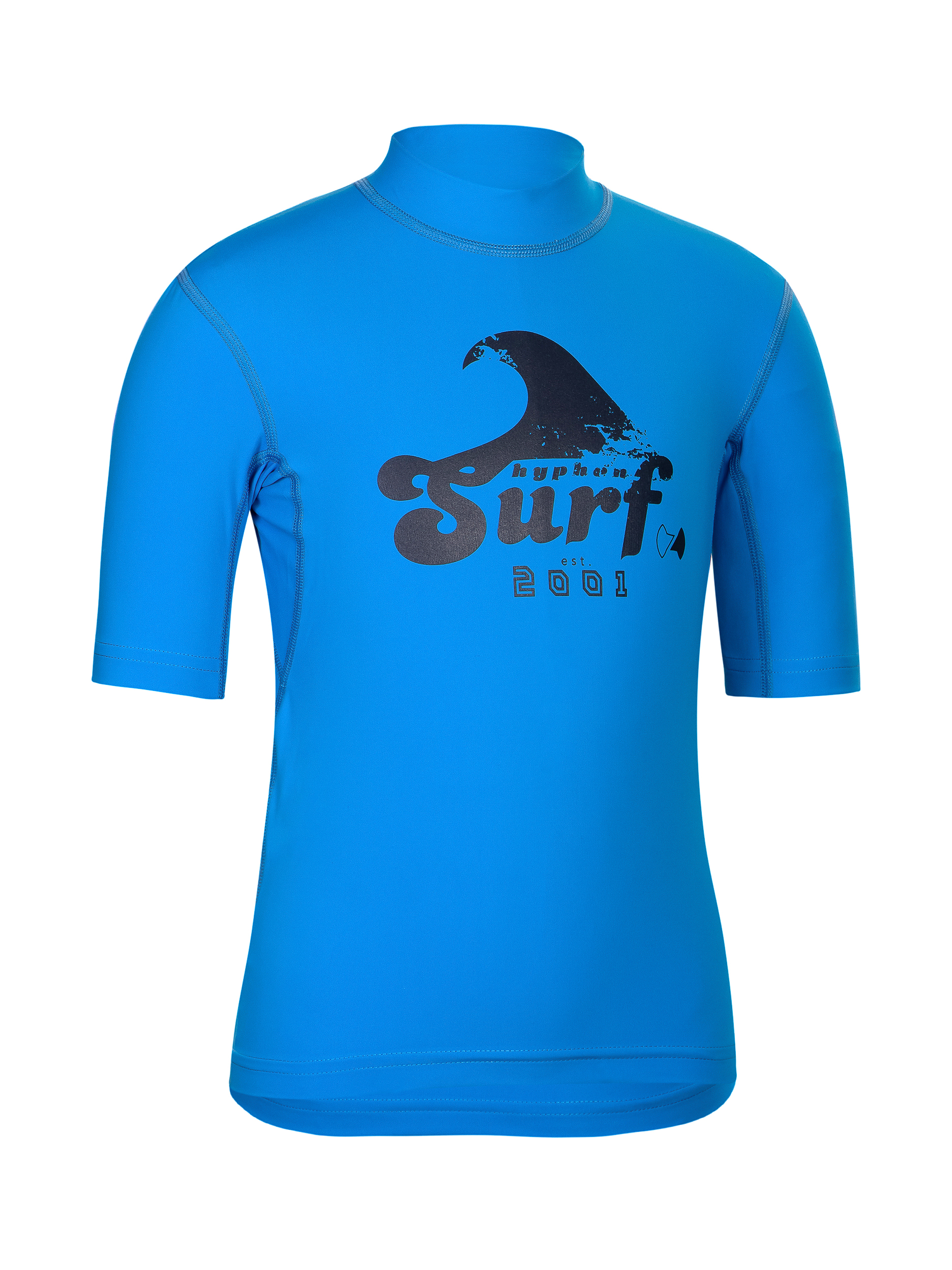 Kinder Kurzarmshirt ‘surf cielo‘  mit UPF 80 von Hyphen