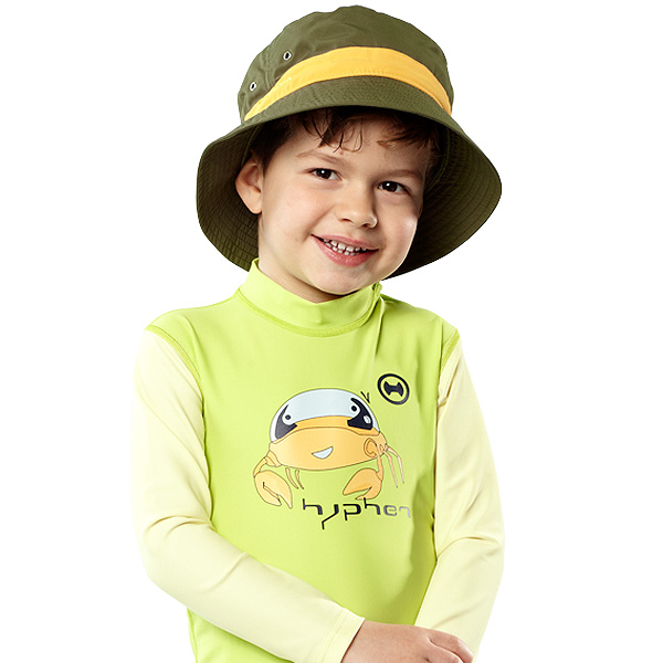 UV  Sonnenhut 'follow me jungle' für Kinder mit UPF 80 Grösse 46-48 von hyphen