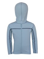 UV Sonnenschutz Kapuzenjacke mit Reißverschluss ‘bell air‘  für Kinder. UPF 80, UV Standard 801, Marke hyphen,