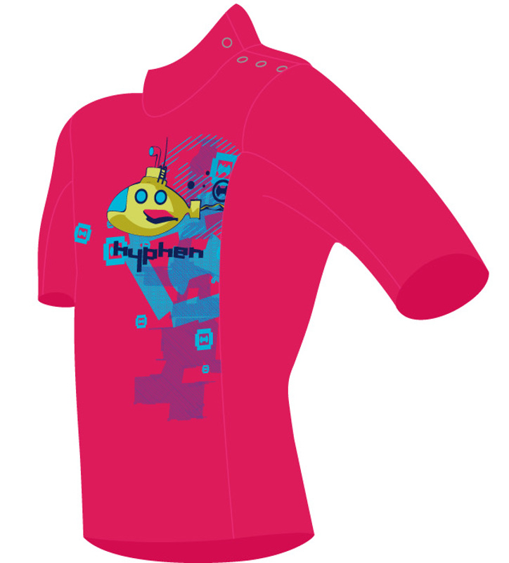UV Sonnenschutz Kurzarmshirt 'ye-sub azao' für Kinder mit UPF 80 von hyphen, Grösse 68-110