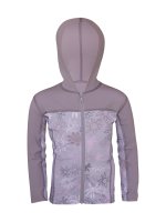 UV Sonnenschutz Kapuzenjacke mit Reißverschluss ‘wild flowers‘ für Kinder. UPF 80, UV Standard 801, Marke hyphen,