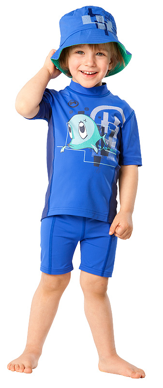 UV Sonnenschutz Shorts 'cobalt' für Kinder mit UPF 80 von hyphen 