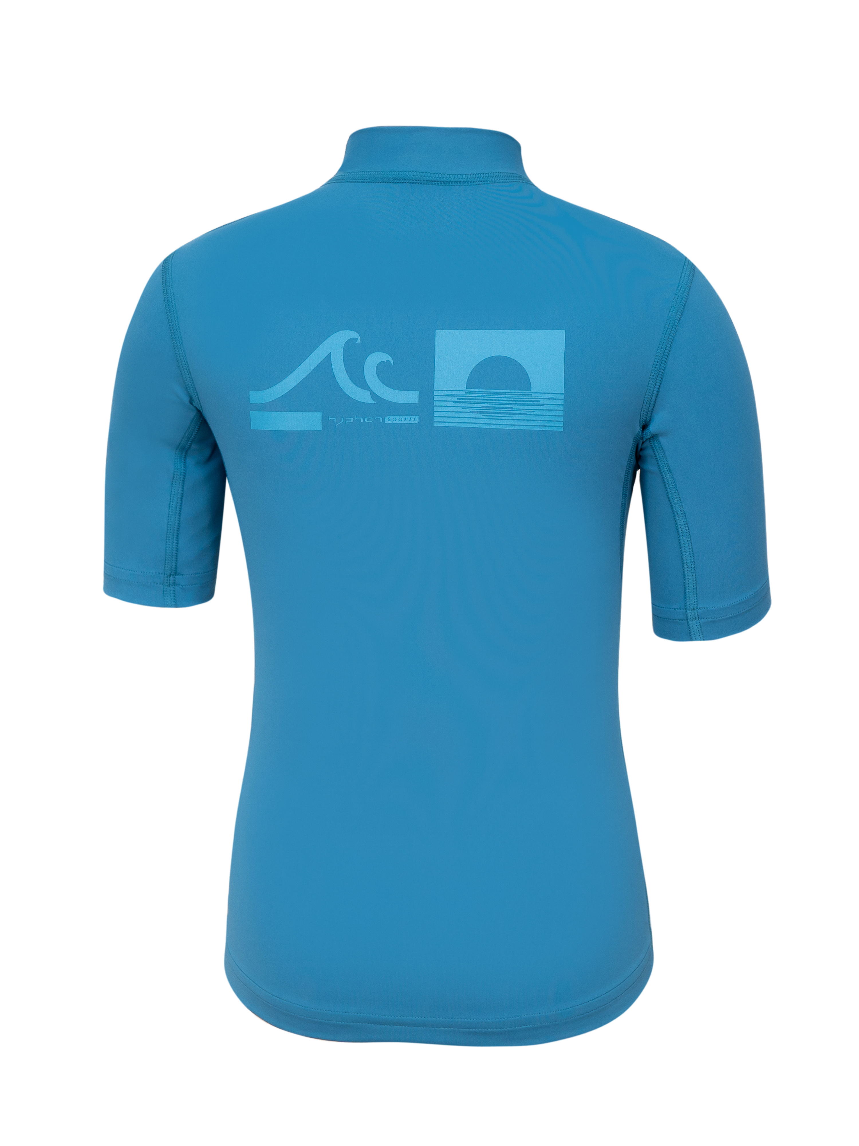 Kinder Kurzarm-Shirt ’tuvu vanira bay‘ mit UPF 80 von Hyphen