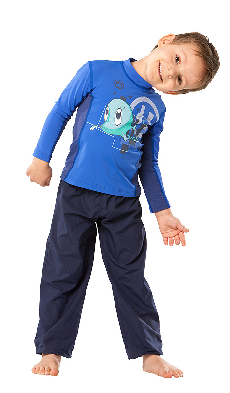 UV Sonnenschutz Hosen 'deep sea' für Kinder mit UPF 80 von hyphen