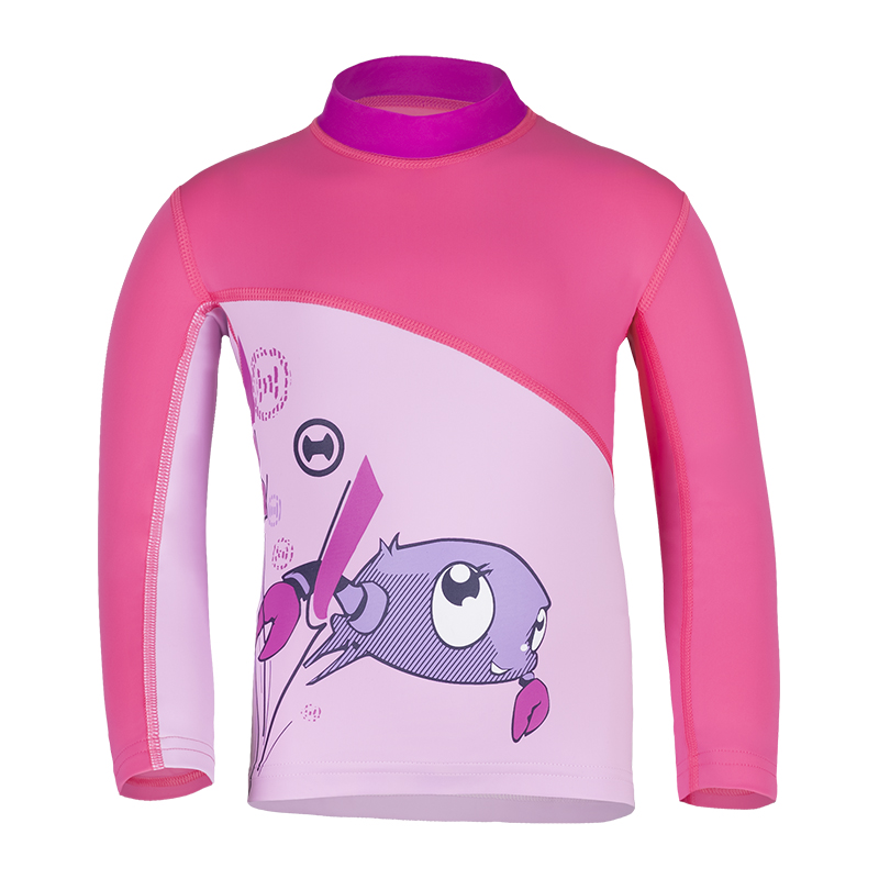 UV Sonnenschutz Kurzarmshirt 'ike‘coqé phlox | cameo rose' für Kinder mit UPF 80 von hyphen