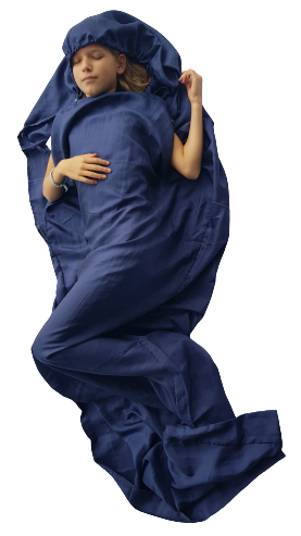 Seidenschlafsack 85 x 200 cm für Kinder