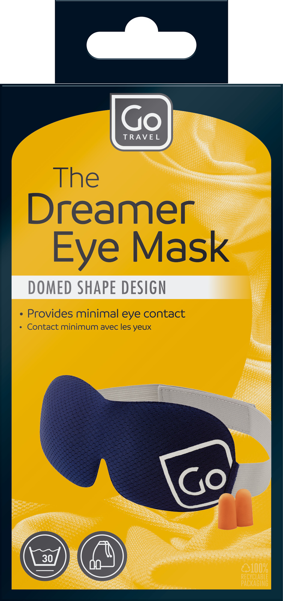 Design Go 733  Schlafmaske mit Ohrstöpseln und Tragebeutel 'Dreamer' von Go Travel