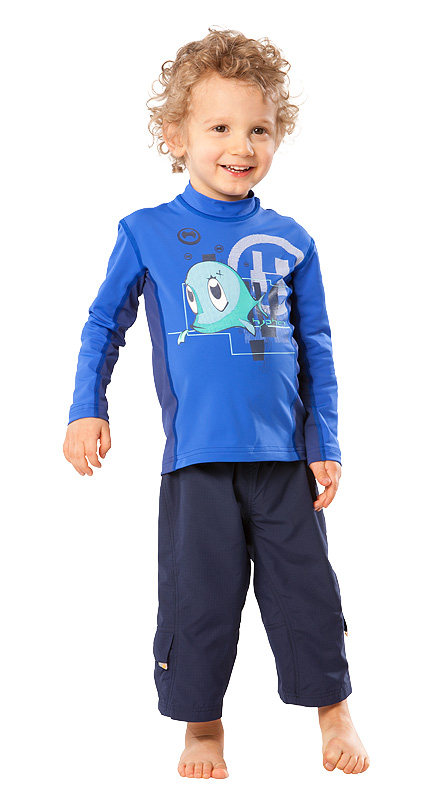 UV Sonnenschutz Hosen 'urban deep sea' für Kinder mit UPF 80 von hyphen