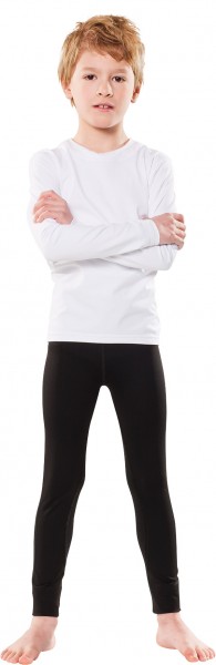 UV Kinder-Leggins schwarz' Knöchellange Hose in der Farbe schwarz. UPF 80, UV Standart 801 