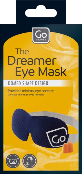 Design Go 733 Schlafmaske mit Ohrstöpseln und Tragebeutel 'Dreamer' von Go Travel