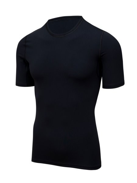 UV Sonnenschutz Herren Kurzarmshirt ‘avaro black‘ mit UPF 80 von hyphen