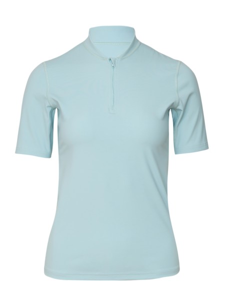 Frauen Kurzarm-UV Shirt ‘ha'akili aquarius‘ mit UPF 80 von hyphen