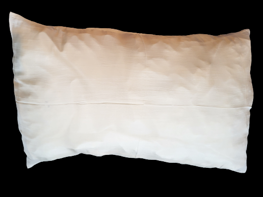 Seiden-Kissenbezug 40 x 60 ecru,100% Seide, passend zu den Seidenschlafsäcken