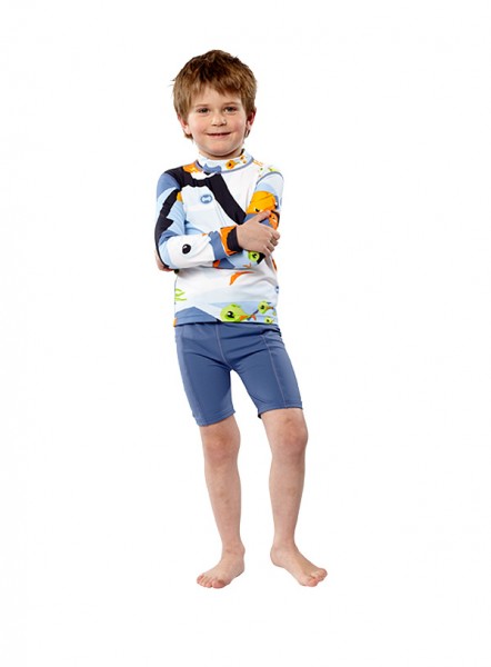 UV Sonnenschutz Shorts 'zaffira blue' für Kinder mit UPF 80 von hyphen