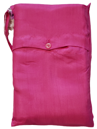 Seidenschlafsack für Reisen 85 x 250 cm pink