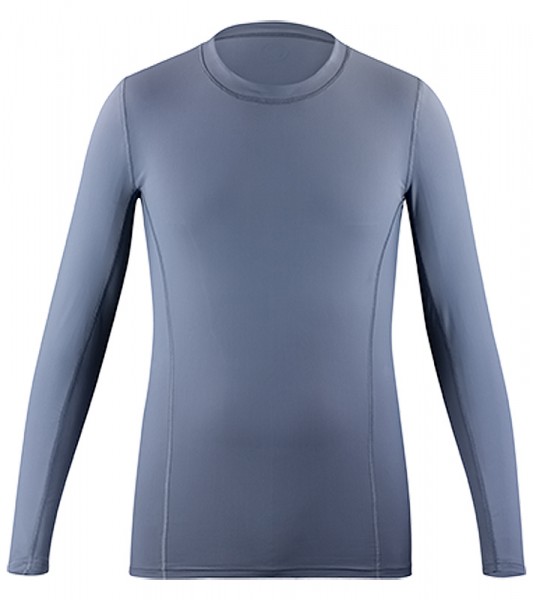 UV Sonnenschutz Langarmshirt 'pintoo' in grau für Herren mit UPF 80 von hyphen